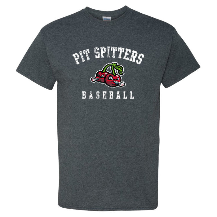 Arched Text/Logo Dark Heather Tee