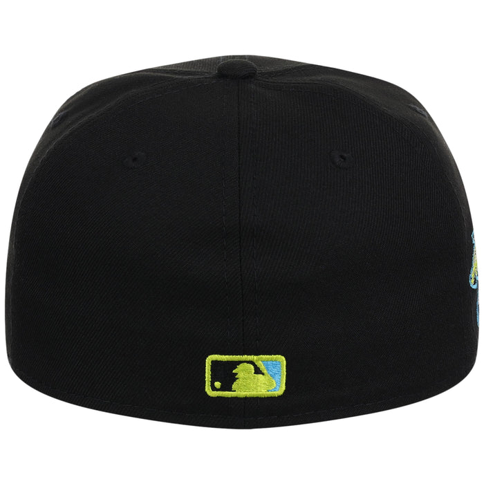 Atlanta Braves High Frequency Funk New Era 59FIFTY Black/Black
