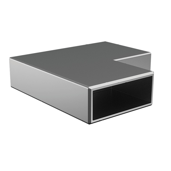 Australis OFFSET - 90 Degrees INTERNAL JOINER - SATIN FINISH 75x75mm long - Image 1
