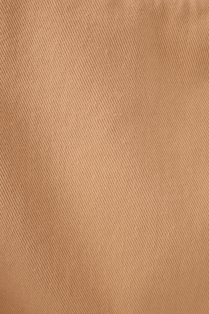 Beige Twill Drawstring Pants_6