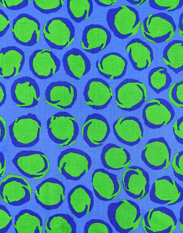 Blue Twist Cotton Fabric, Kaffe Fasset Collective