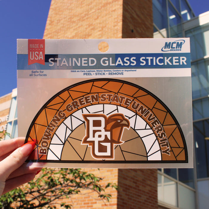 MCM Bowling Green State University Stained Glass Sticker