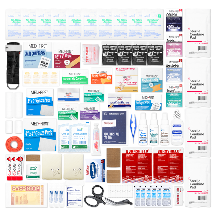 Complete Refill 4 Shelf First Aid Kit Refill With Medications