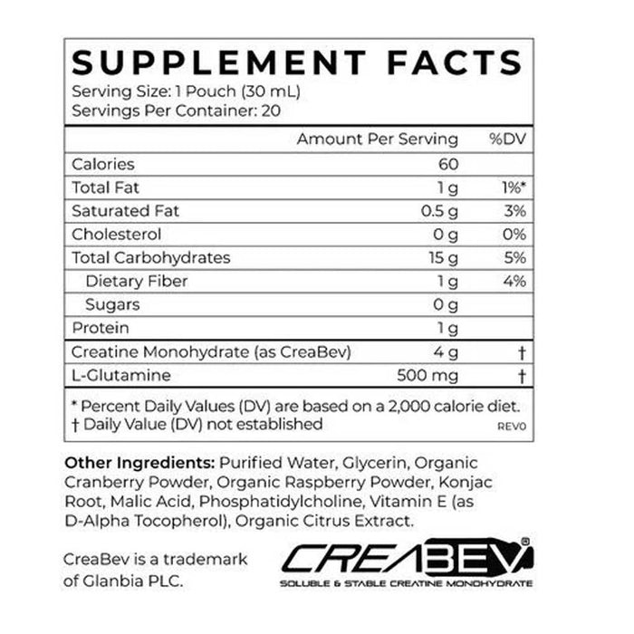 Cymbiotika Creatine+ Liposomal Delivery - 20 x 30ml Pouches - L'Organic