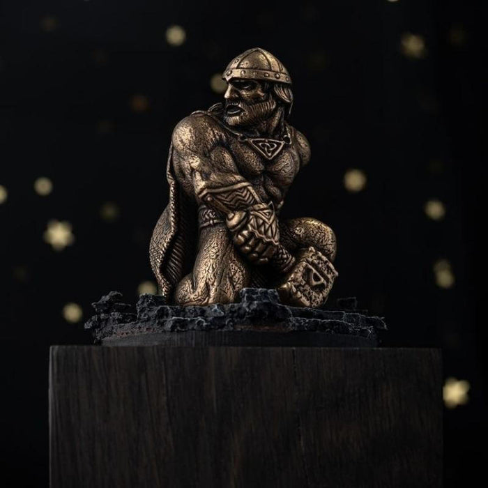 vkngjewelry Sculpture Thor Statuette Bronze