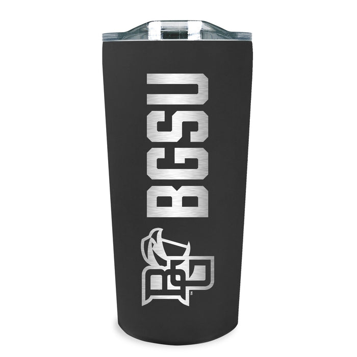 Fanatic Group BGSU Black 18oz Stainless Soft Touch Tumbler