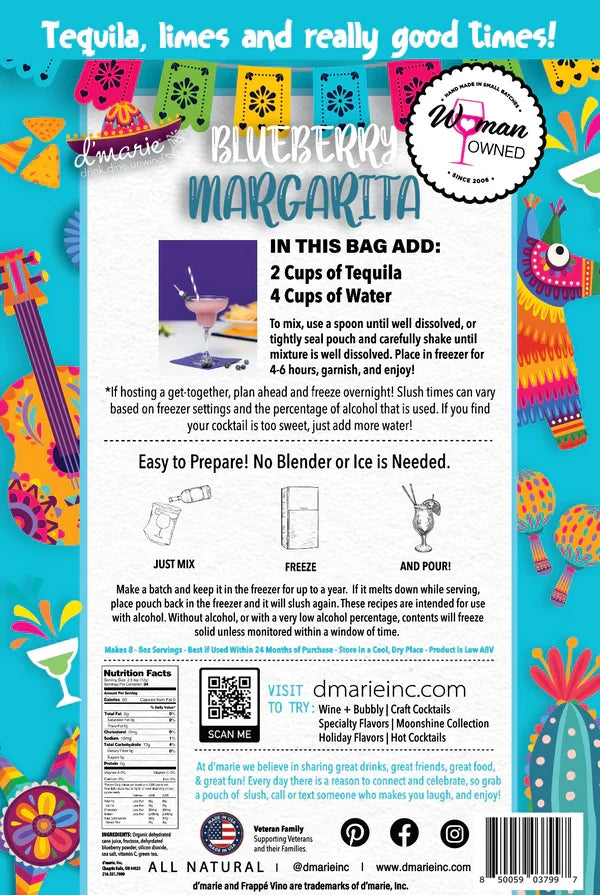 Fiesta Collection- Blueberry Margarita Cocktail Mix