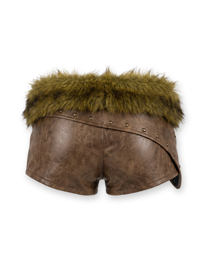 Flame Warp Latex Short by ENO