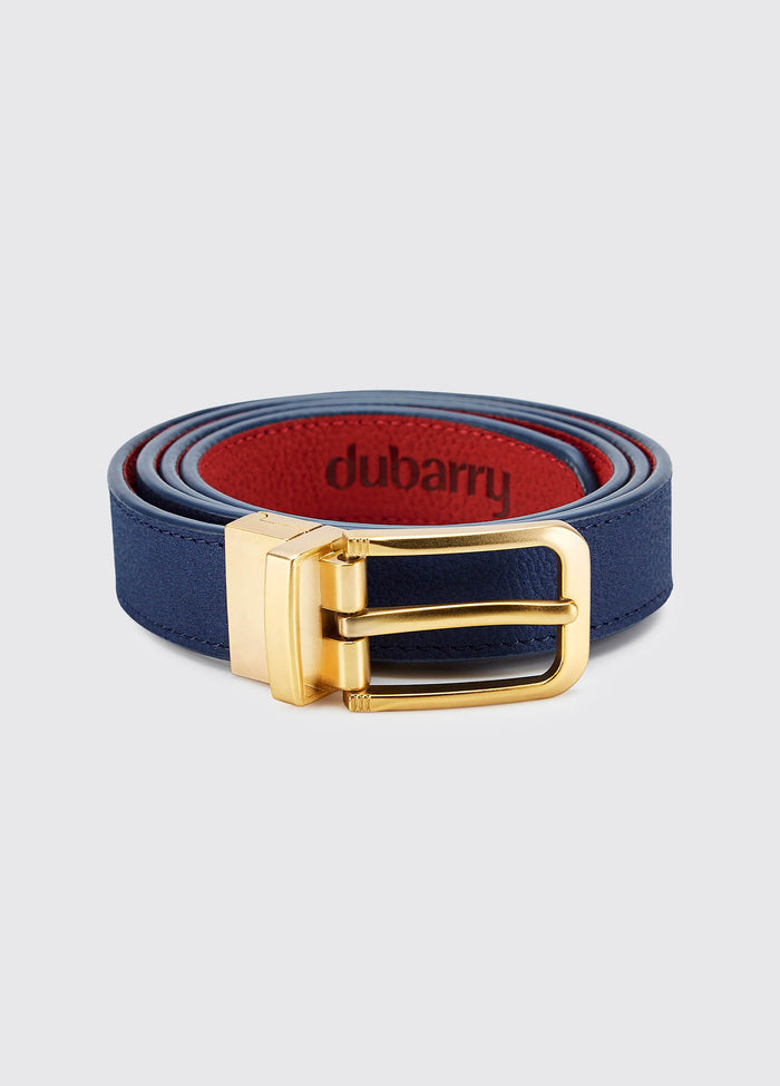 Foynes Ladies Leather Belt - Royal Blue
