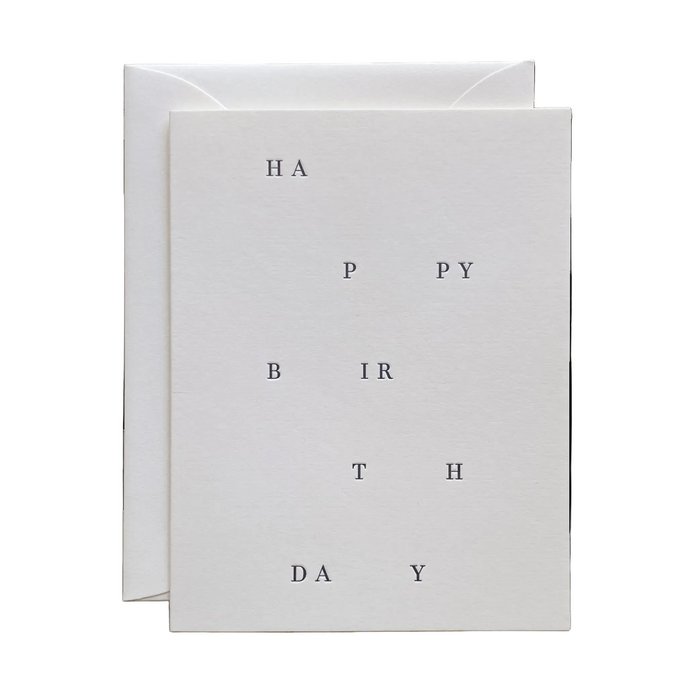 Happy Birthday No. 31: Ochre / Single Card