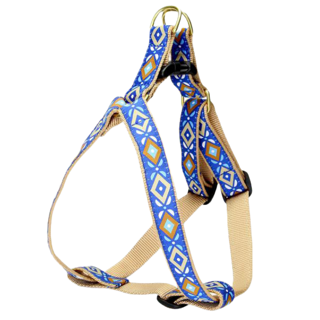 AZTEC-BLUE-DOG-HARNESS