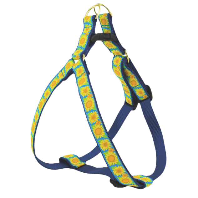 BRIGHT-SUNFLOWER-DOG-HARNESS