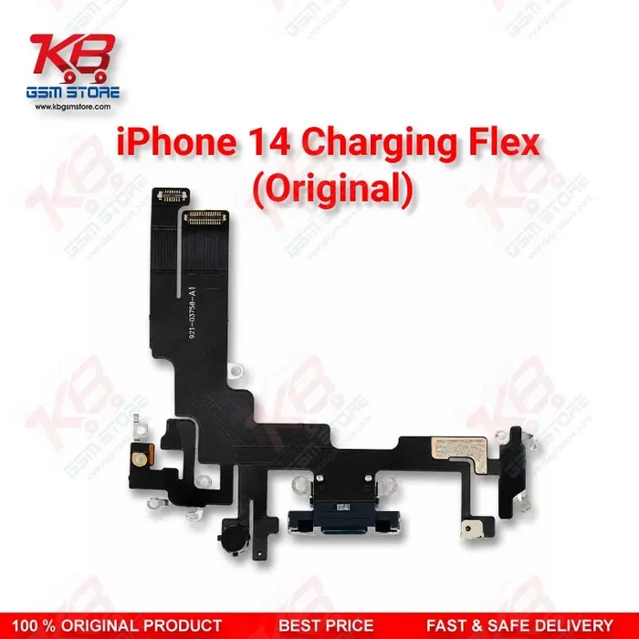 iPhone 14 Original Charging Flex Cable – Lightning Dock Connector Replacement