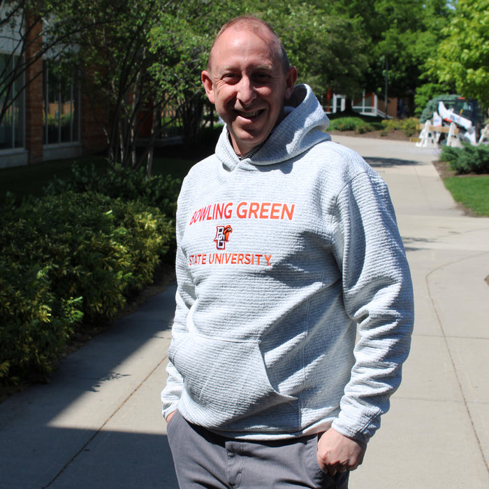 J America Bowling Green State University Pebble Fleece Hood