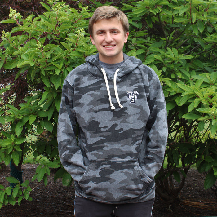 J America Peekaboo Tri Blend Hoodie Black Camo