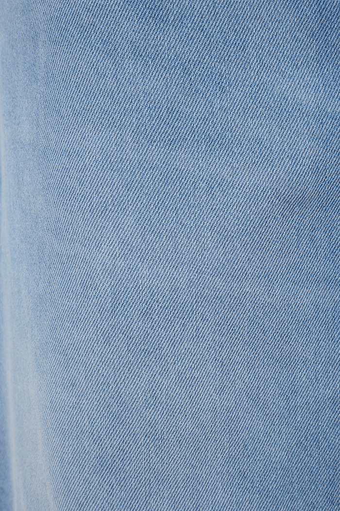 Jeans Skirt with Frayed Waist_6