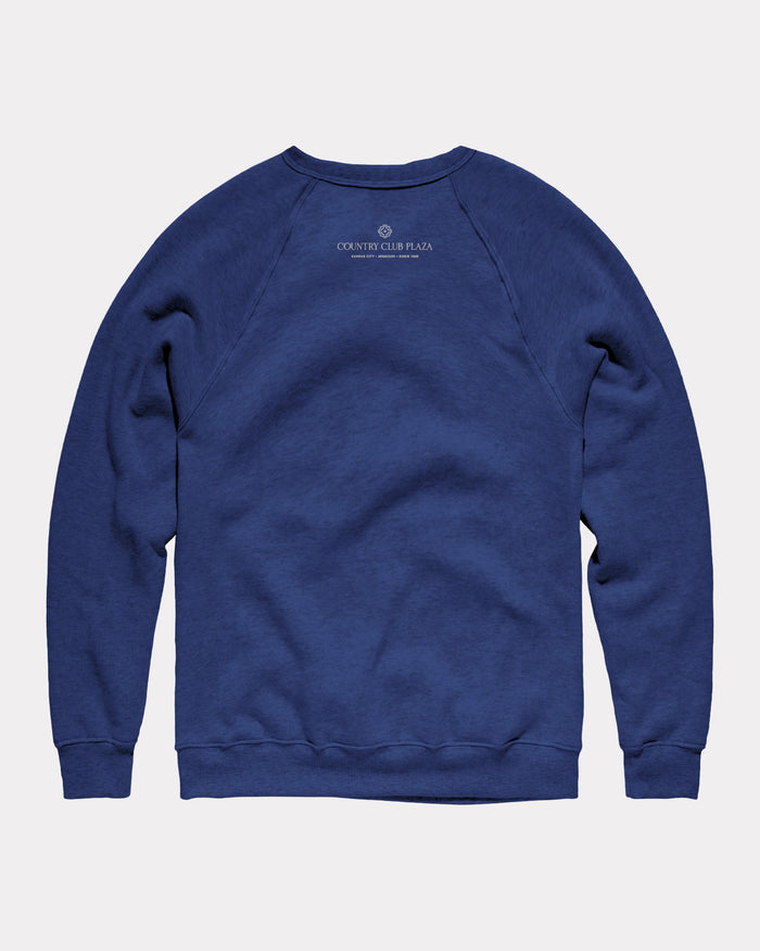 KC Plaza Lights 2025 Illustration Navy Crewneck Back