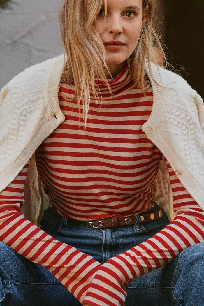 Kitty Bobble Crew Cardigan