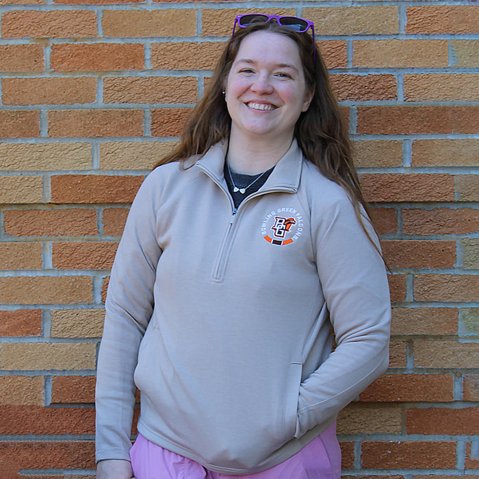 Ladies J America Bowling Green State University 1/4 Zip