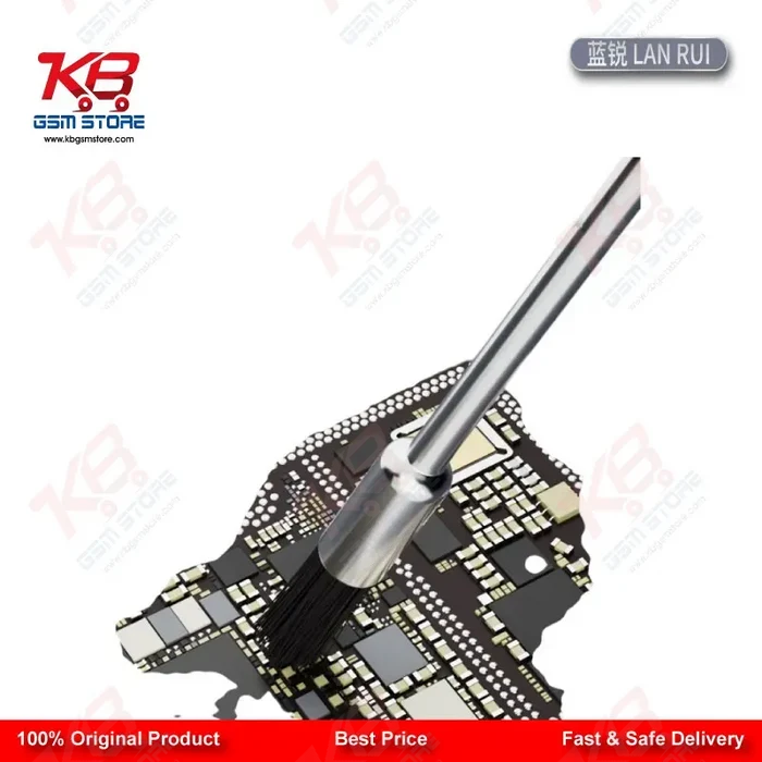 Lanrui QB95 2.35mm Dust Cleaning Mane Brush for Mobile PCB Repair