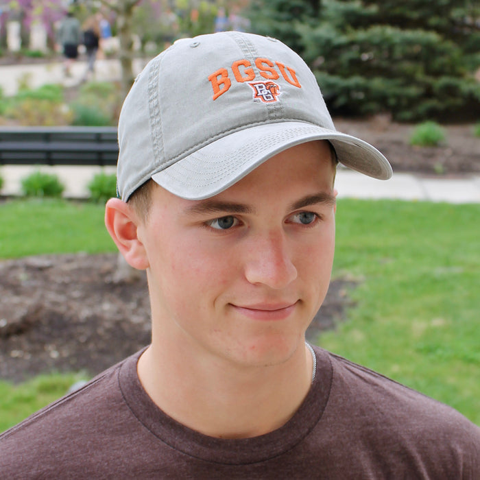 Legacy BGSU Peekaboo Terra Twill Adj. Storm Grey Hat