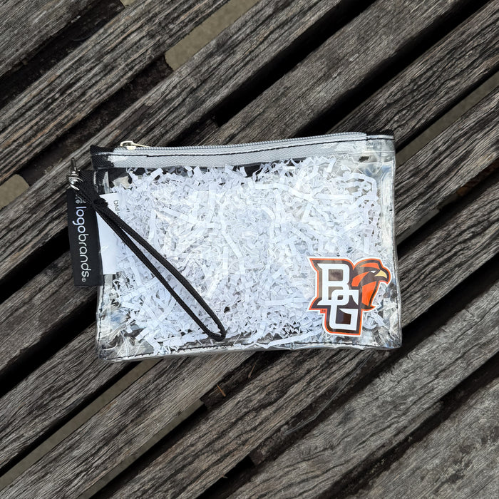 LogoBrand Peekaboo Clear Wristlet