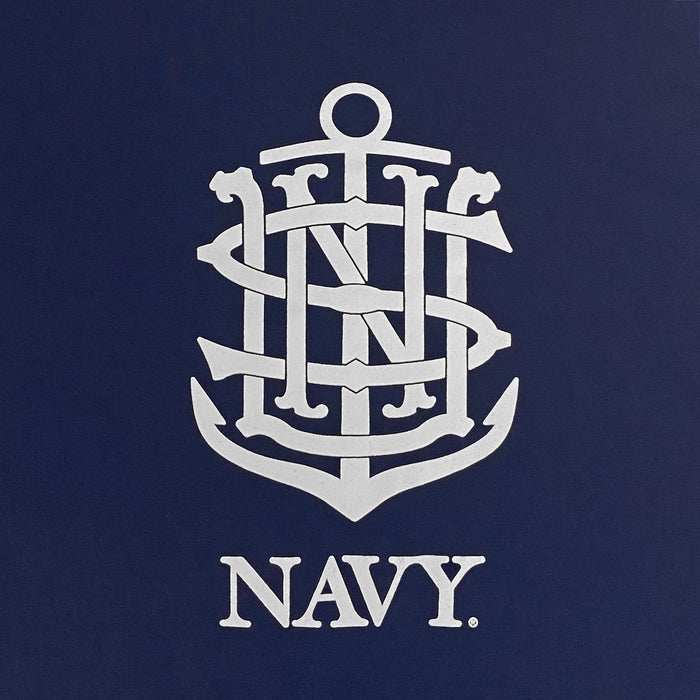 Navy Anchor Under Armour Performance Cotton LS T-Shirt (Navy)