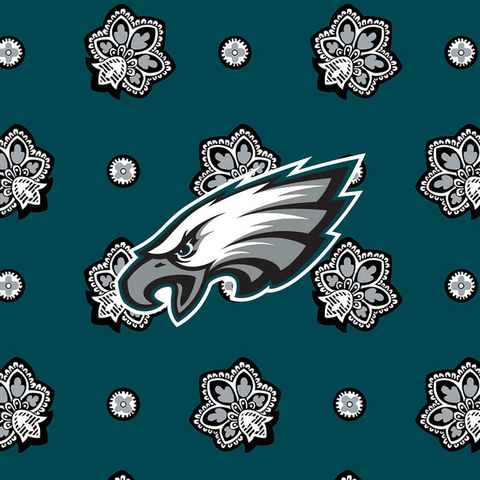NFL Clear Small Backpack-Philadelphia Eagles Bandana-Image 2-Vera Bradley
