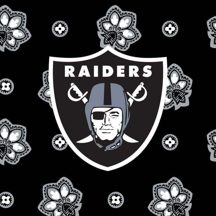 NFL Clear Small Backpack-Las Vegas Raiders Bandana-Image 2-Vera Bradley