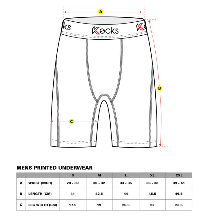 Patchwork Mens Boxer Shorts