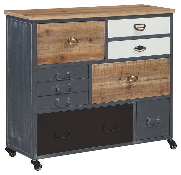 Ponder Ridge A4000015 Gray Accent Cabinet