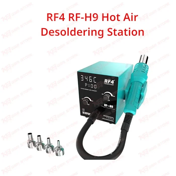 RF4 RF-H9 Hot Air Rework Station | BGA Desoldering Station with Hang-Up Function