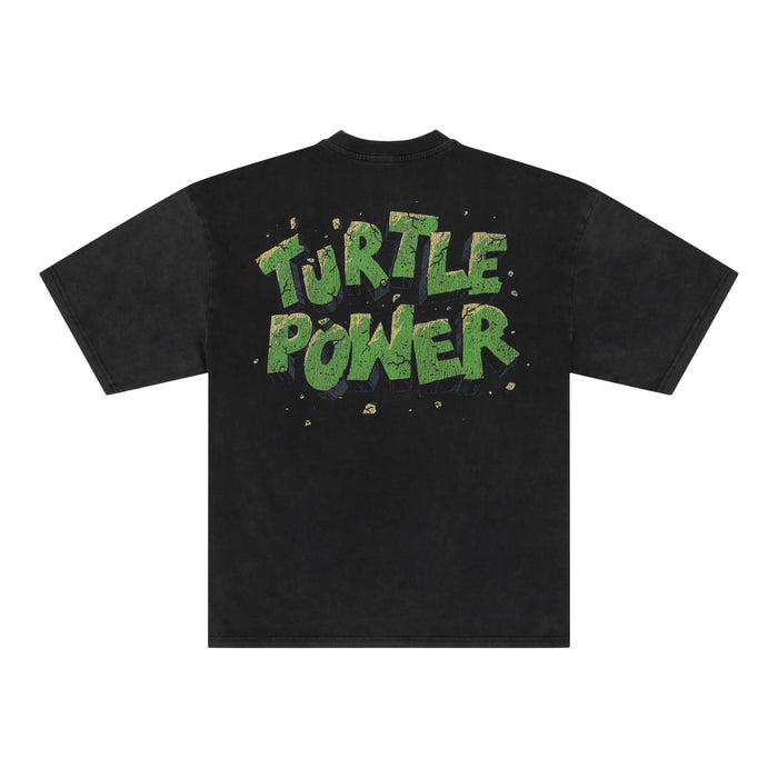 SATURDAY MORNING CARTOONS: TEENAGE MUTANT NINJA TURTLES - Turtles Black Graphic T-Shirt