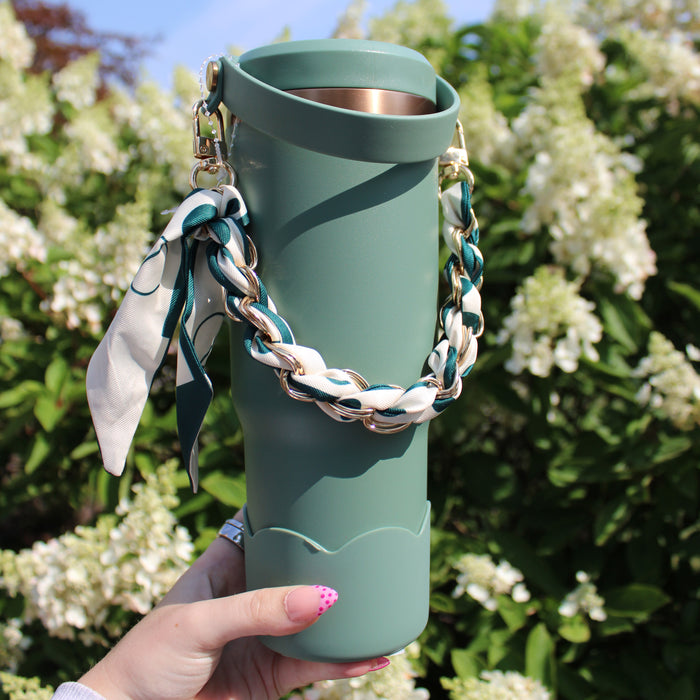 Spirit Bowling Green Bear Sage Green Hydrapeak 32oz W/Scarf