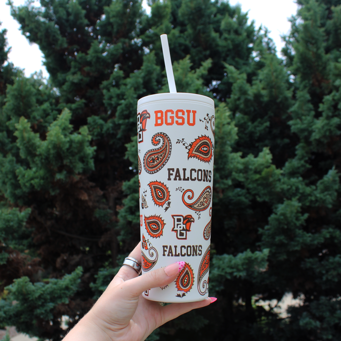 Spirit Falcons Telluride White 24oz Straw Tumbler