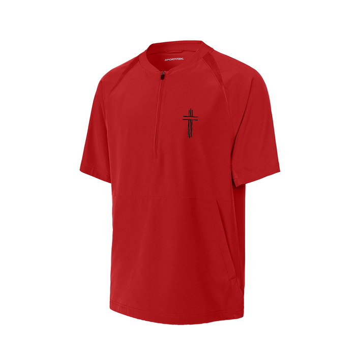 Sport-Tek® Repeat 1/2-Zip Short Sleeve Jacket, Printed