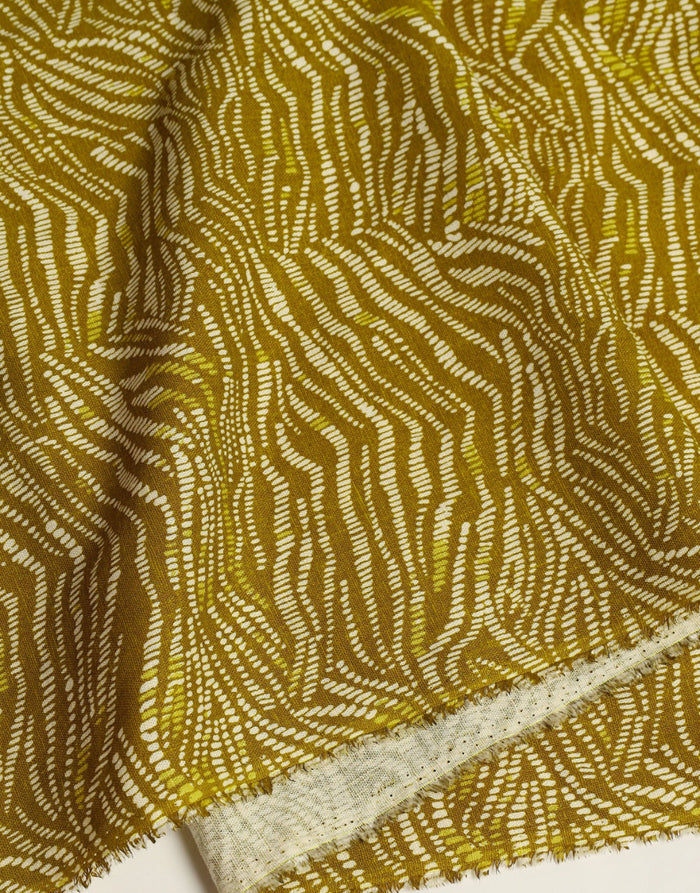 Sya Dreamy Twilight Linen Viscose LivaEco Fabric, Atelier Brunette