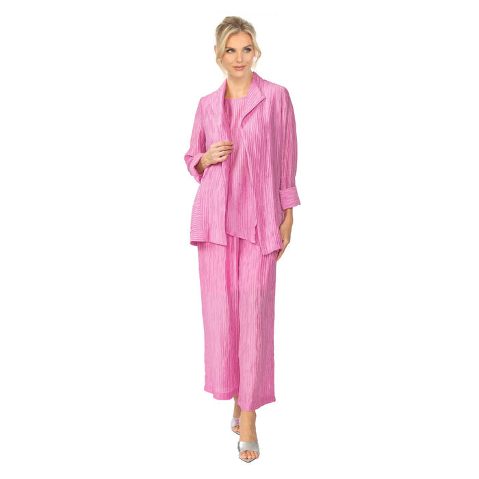 Textured Stripe Pull-On Pant in Orchid - 6799P-ORC - Size XL Only!