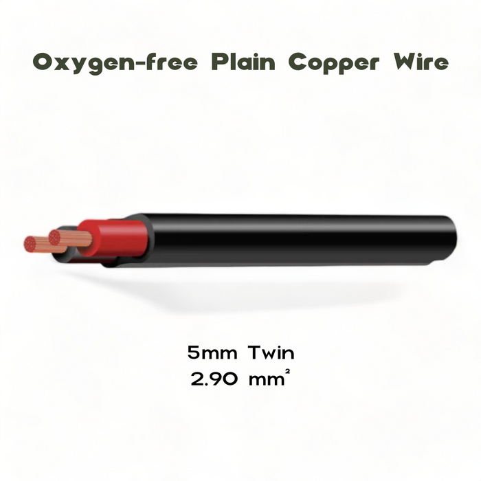 twin sheath cable 5mm auto size 2.90mm2 29amp v90 pvc insulated for automotive use