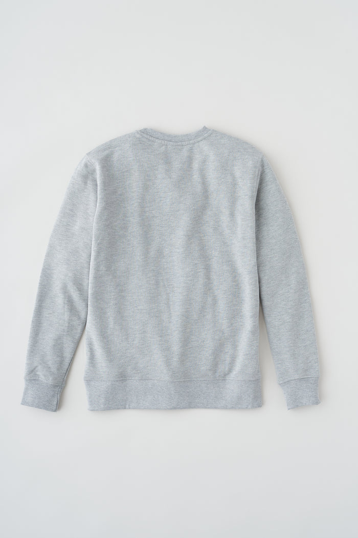 Unisex French Terry Sweatshirt in Heather Grey - DO NOT PUBLISH ONLINE CHECK WITH YOYA