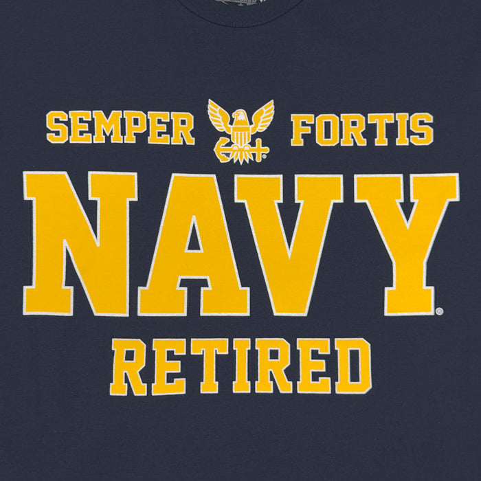 United States Navy Retired T-Shirt (Navy)