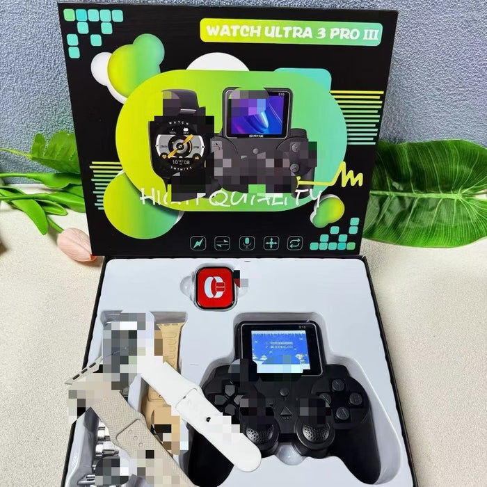Watch Ultra 3 Pro Smartwatch & Arcade Controller Game Console Set