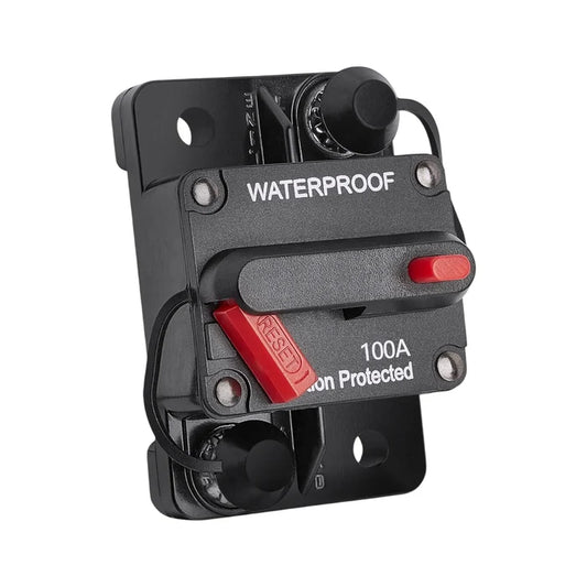 100 amp flush mount dc circuit breaker for caravan or rv electrical systems
