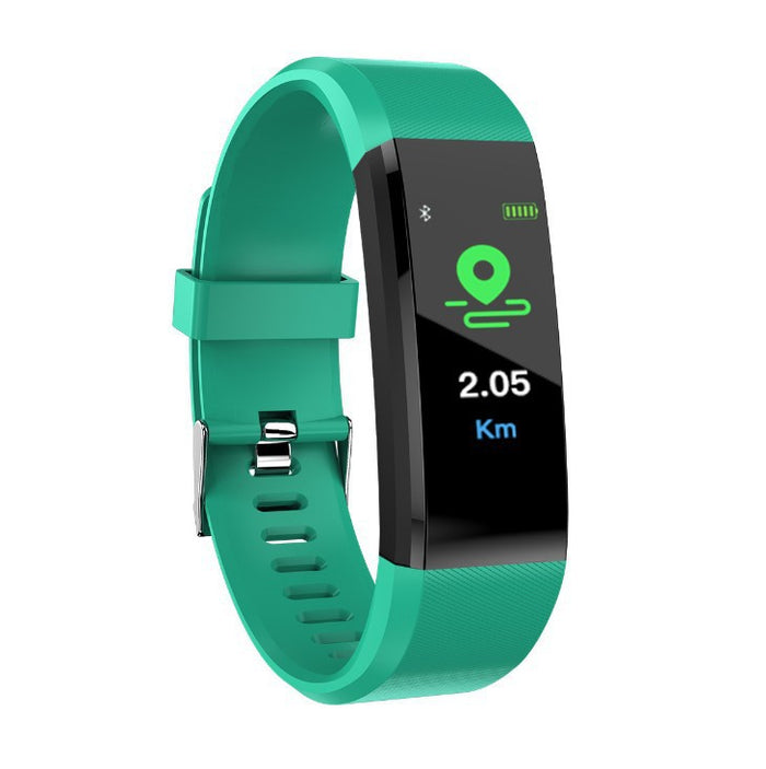 115 Plus Smart Fitness Tracker Bracelet with Heart Rate & Blood Pressure Monitor