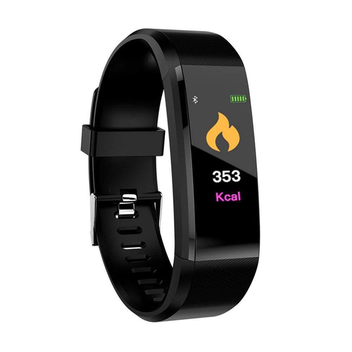 115 Plus Smart Fitness Tracker Bracelet with Heart Rate & Blood Pressure Monitor