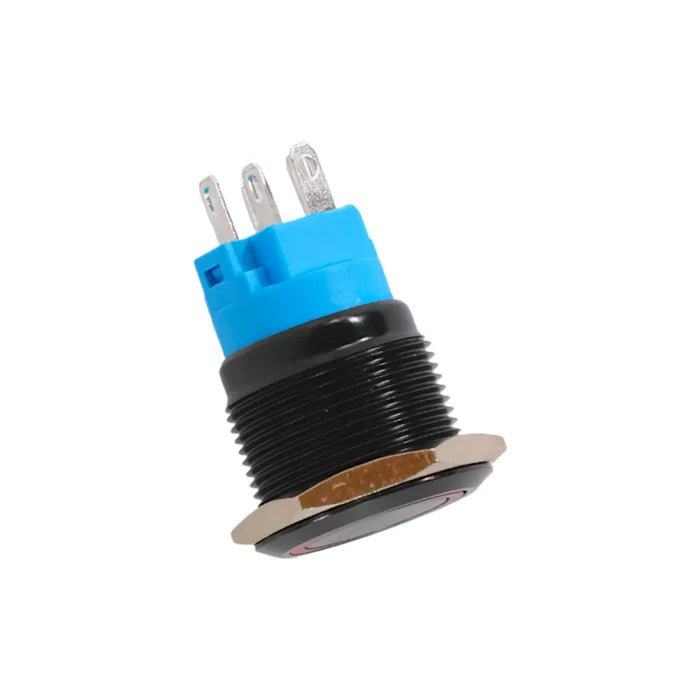 12-24v 19mm led red push button switch for rv dashboards and control panels