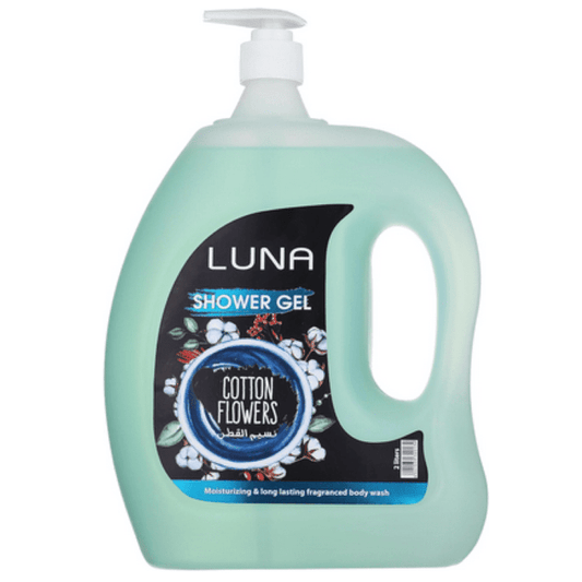 لونا شاور جيل 2 لتر نسيم القطن  - Luna Shower Gel 2 Liters - Cotton Breeze