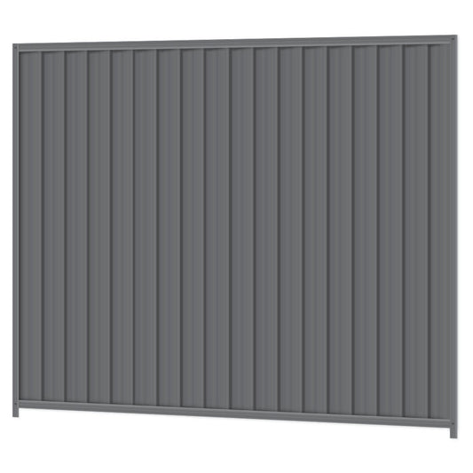 2100mm high x 2400mm Colorbond Fencing Panel 100% Australian Made, 3x Sheets, 2x Posts, 2x Rails, Screws. - Image 1