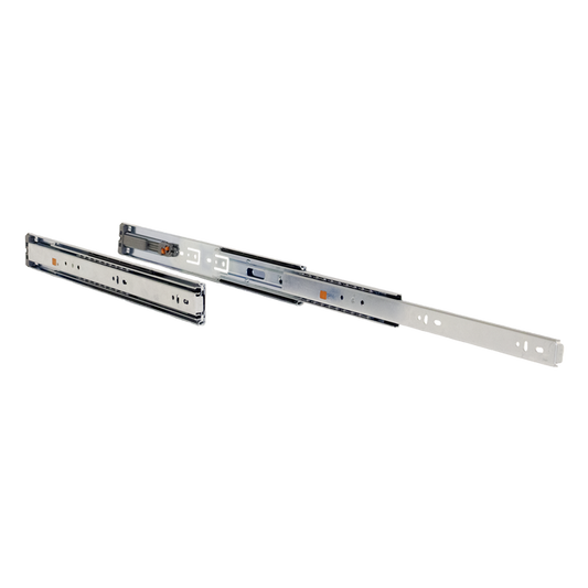 Pair of 22" 100 lbs. full extension drawer slides