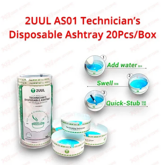 2UUL AS01 Technician’s Disposable Ashtray 20Pcs/Box